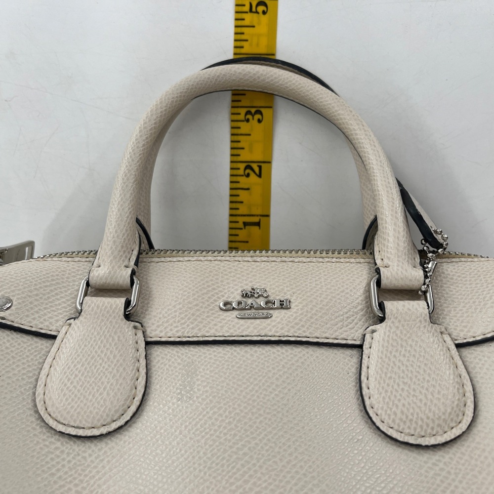 Coach Peanuts Limited Edition Snoopy Mini Bennett Satchel Crossbody White Chalk - Picture 15 of 16